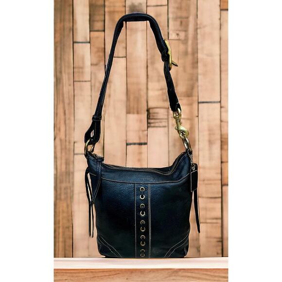 Y2K Coach 10399 Chelsea Laced Leather Convertible Duffle Bag - Picture 1 of 11